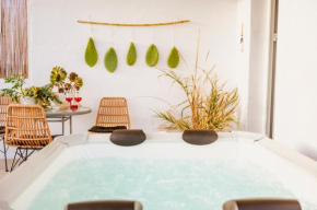 sunlight ornos suites, private hot tub